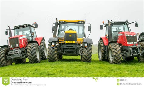 A Group Of Tractors Parked Up Editorial Photo Image Of Fair Grip