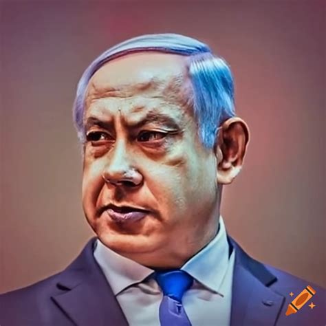 Portrait Of Benjamin Netanyahu On Craiyon