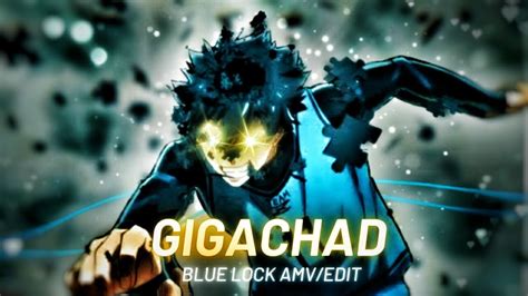 Gigachad Theme Isagi Yoichi Blue Lock Ep11 AMV EDIT YouTube