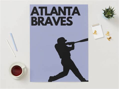 Atlanta Braves Poster - Etsy