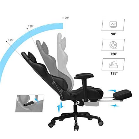 SONGMICS Gamingstuhl mit Fußstütze im SONGMICS Bürostuhl Vergleich 2024