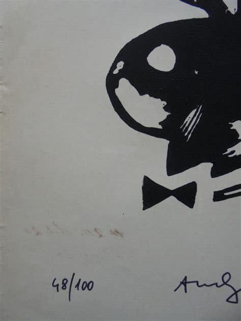Andy Warhol Etching On Paper Dibujo Dessin