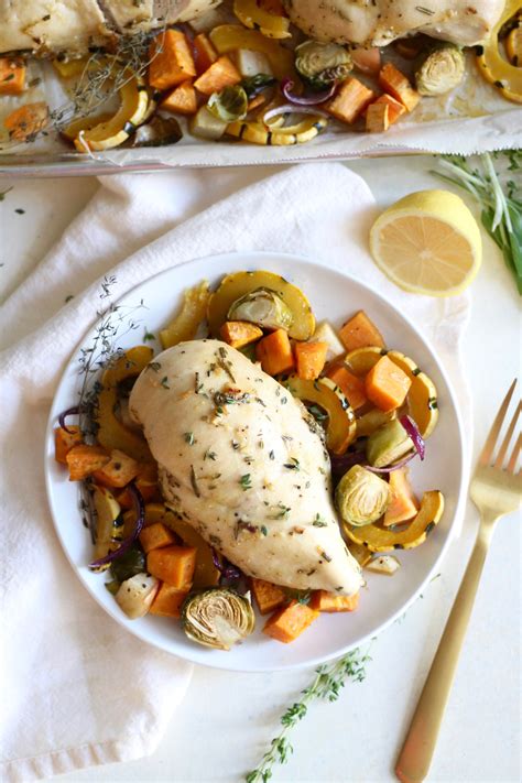 Autumn Sheet Pan Maple Dijon Chicken And Roasted Veggies Spices In My Dna