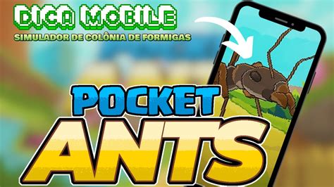 POCKET ANTS SIMULADOR DE COLÔNIA DE FORMIGAS JOGO DE CELULAR