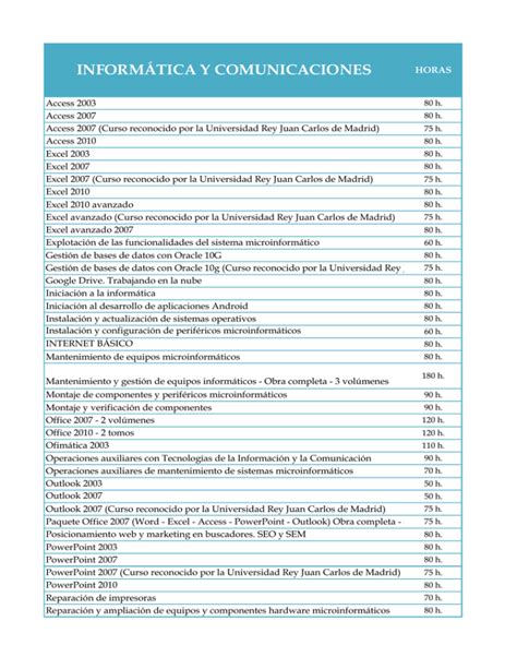 Inform Tica Y Comunicaciones