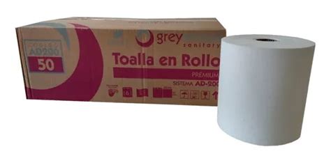 Toalla Para Manos En Rollo Premium Caja Con 6 Rollos