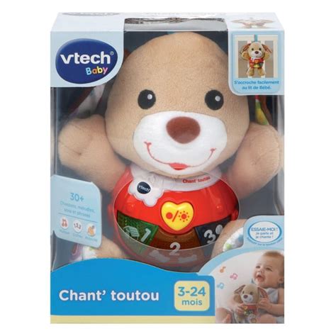 Peluche Musicale Chant Toutou Vtech King Jouet Peluches Interactives