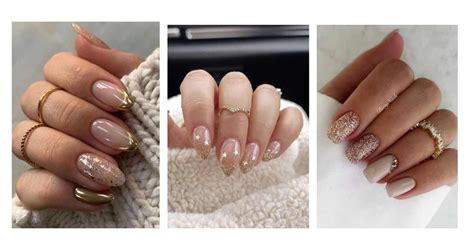 Nude Nails With Glitter For Your Sparkly Era Beauty Revival