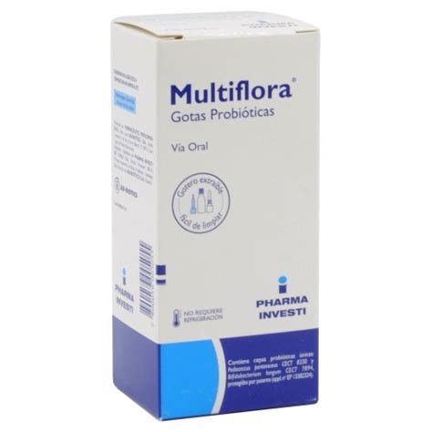 Multiflora Probioticos Gotas 8 ML Farmacias Vivas