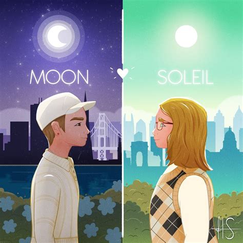 Higor Selvino Drawing Ldr Moon And Sun Drawings Illustration