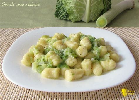 Gnocchi Cremosi Con Verza E Taleggio Ricette Cibo Italiano Ricette