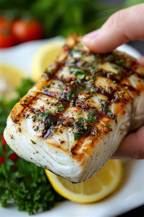 Gourmet Chef Grilling Fish Filet In Creamy Lemon Butter Or Cajun Spicy