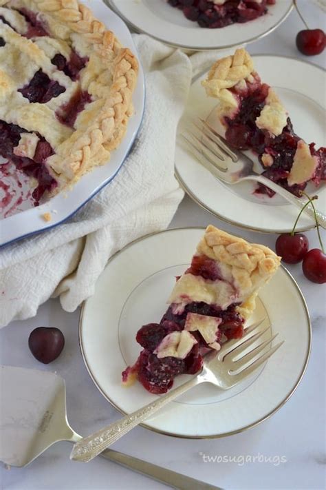 Blackberry Cherry Pie with All-Butter Crust ~ two sugar bugs