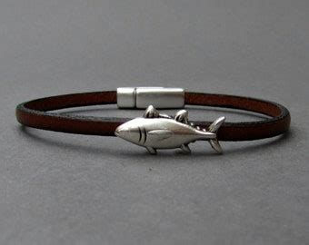 Gemstone Mens Leather Bracelet Tiny Bracelet Dainty Silver Etsy