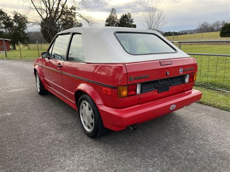 Volkswagen Cabriolet Convertible Red Fwd Manual Classic