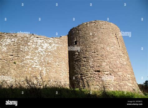 White Castle Monmouthshire Stock Photo Alamy