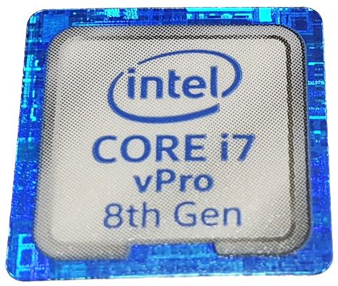 Naklejka Intel Core I7 Vpro 8th Gen 18x18mm 37 W Bydgoszcz Sklep Opinie Cena W Allegropl