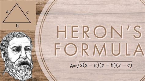 HERON S FORMULA YouTube