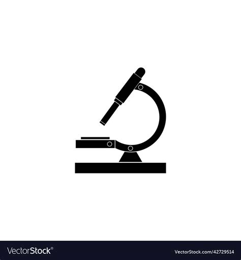 Microscope Icon Template Royalty Free Vector Image