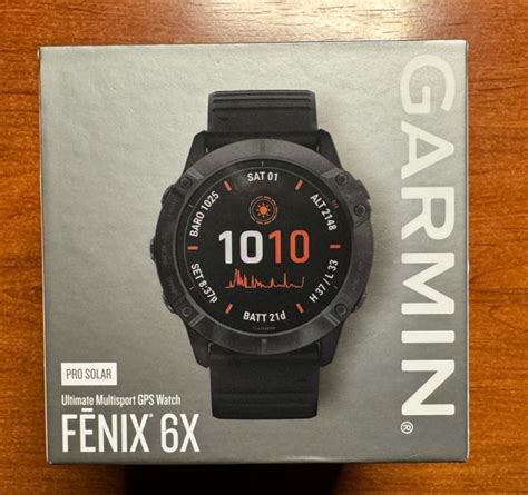 Garmin Fenix X Pro Solar Titanium Carbon Gray Dlc