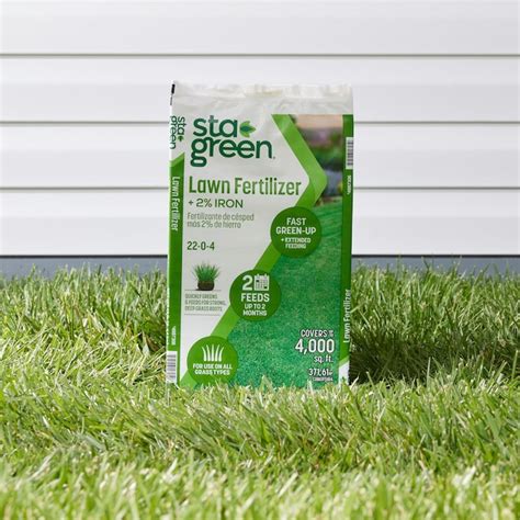 Sta Green All Season Plus Iron 12 Lb 4000 Sq Ft 22 0 4 All Purpose Fertilizer R553021n At