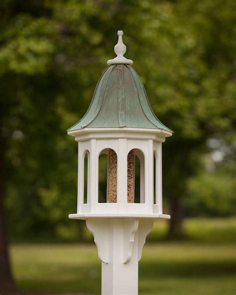 Copper Roof Gazebo Bird Feeder Vinyl Pvc X Gazebo Bird Feeder