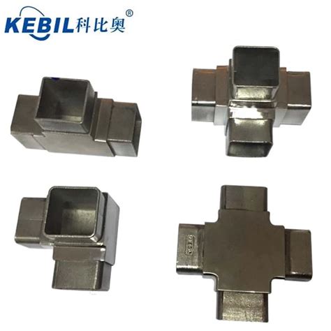 40 40mm S403 3 Way Square Tube Connectors Stainless Steel Tube Connector