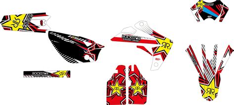 Kit Deco Motocross Adaptable Rieju Mrt De Star Rouge