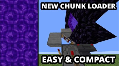 How To Make A Chunk Loader In Minecraft Java Block By Block