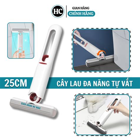 HC MAX Cây Lau Bàn Bếp Tự Vắt Thông Minh Mini 25cm Bọt Biển Siêu