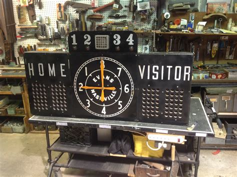 Antique Evans Nashville Basketball Scoreboard Obnoxious Antiques