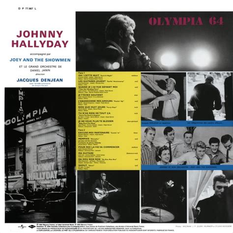 Johnny Hallyday LP Olympia 64 Hachette M 01372 20 F