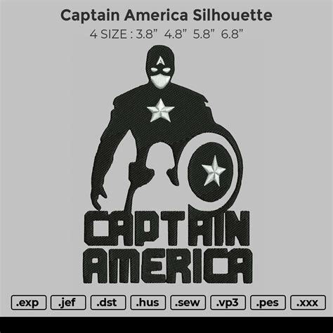 Captain America Silhouette – embrostudio