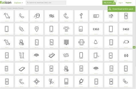 11 Free Mobile Icon Sets To Use In Your App — Sitepoint