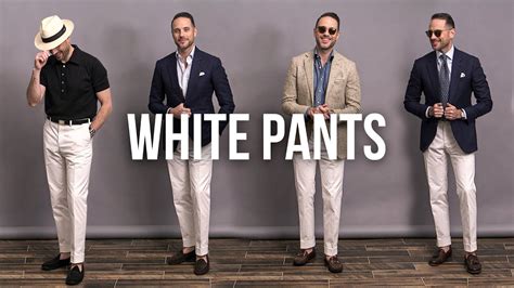 How To Style White Pants Mens Summer Outfit Ideas Trends