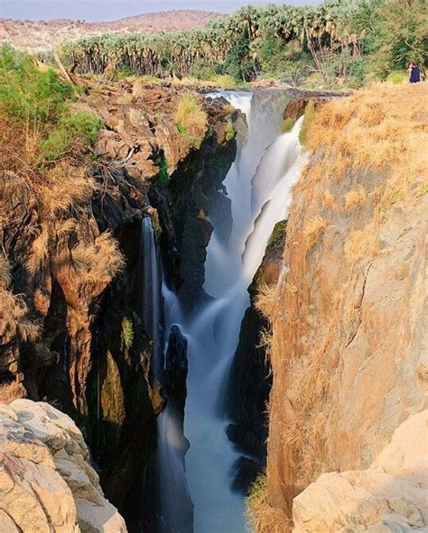 Epupa Falls Namibia The Epupa Falls Are Created By The Kunene River