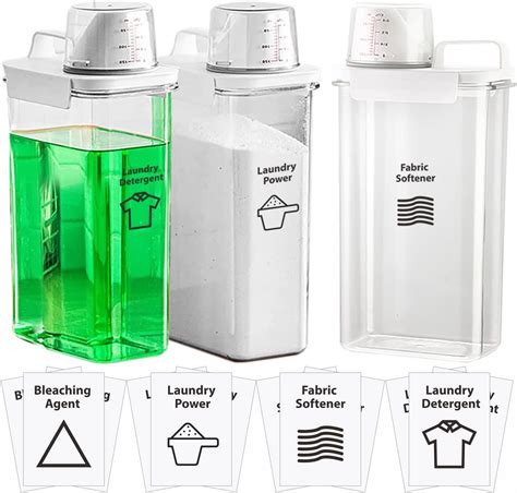 Amazon 4 Pcs 56oz Liquid Laundry Detergent Dispenser Lightweight