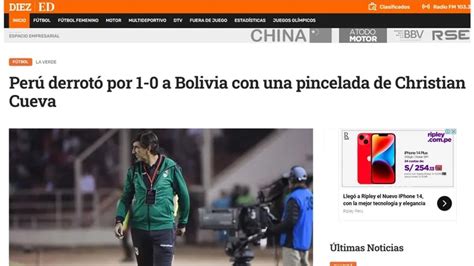 Perú Vs Bolivia Así Reaccionó La Prensa Del ‘altiplano Luego De