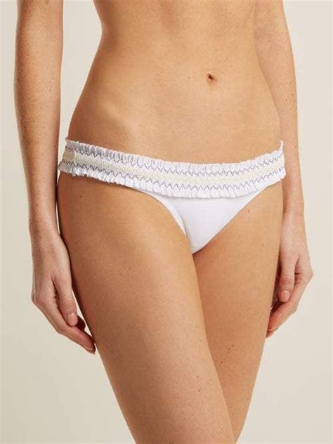 Heidi Klein Deia Bikini Briefs Womens White Multi Sponsored