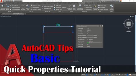 Autocad Tips Quick Properties Bahasa Indonesia Youtube