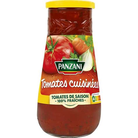 Sauce tomates cuisinées Panzani 650 g La Belle Vie Courses en