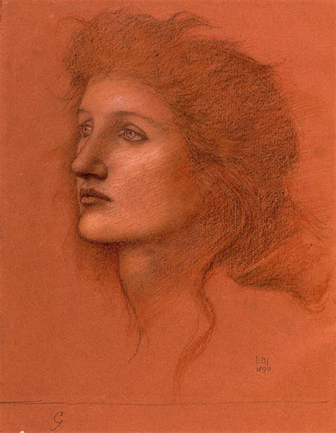 Female Head Sir Edward Burne Jones En Reproduction Imprim E Ou Copie