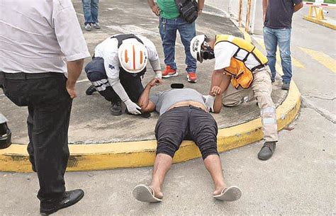 Derrapa Motociclista Peri Dico El Orbe