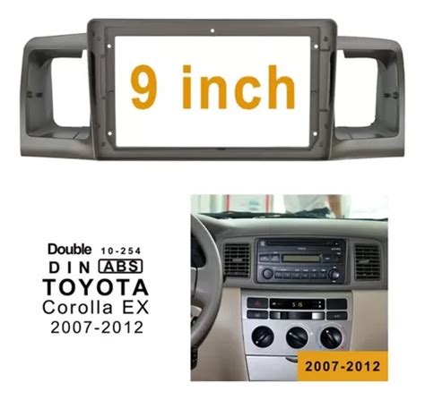 Bisel Adaptador Radio 9 Pulgadas Toyota Corolla 2007 2013 Cuotas Sin