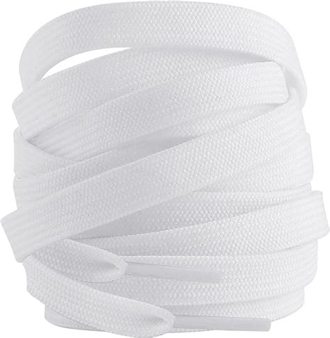 Sibba Lot De Paires De Lacets Lastiques De Cm Blanc Larges