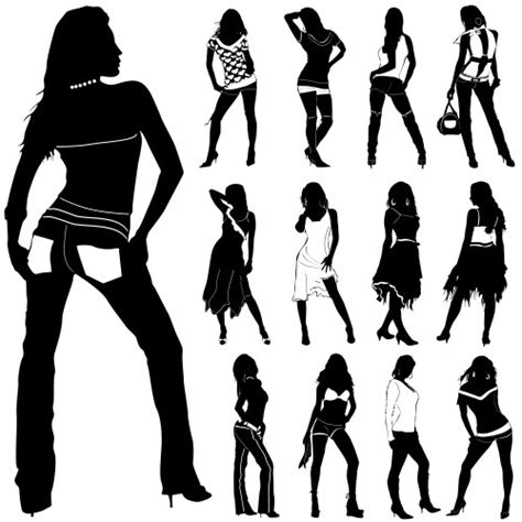 Fashion Sexy Women Royalty Free Vector Image Vectorstock