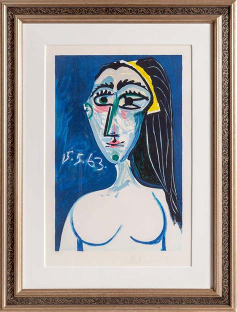 Picasso Lithographs Jacqueline 53 For Sale On 1stdibs Picasso Jacqueline Lithograph