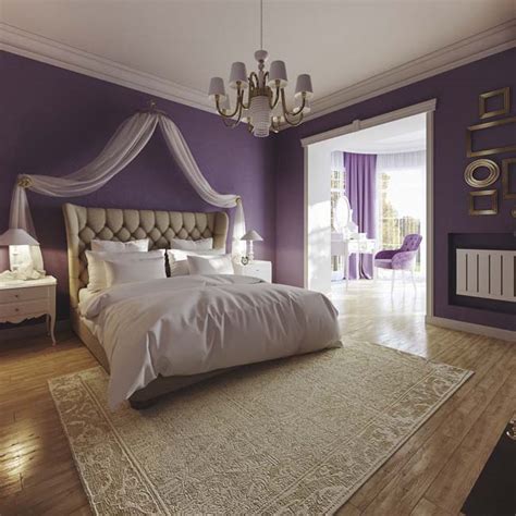 Purple Bedroom Design For Girls By Artem Belousko