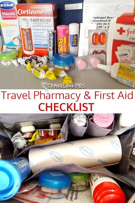 Travel Pharmacy And First Aid Kit Checklist Artofit