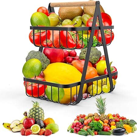 Porte Fruits Niveaux Panier De Fruits Et Legumes D Tachable Panier